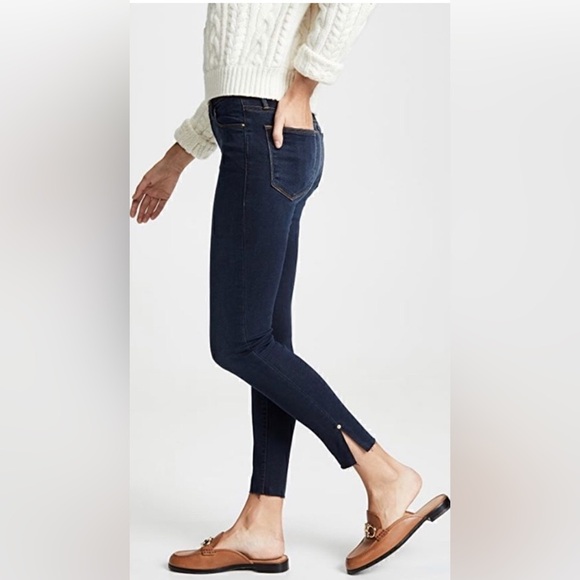 Frame Denim Revolve Le High Skinny Jeans Raw Edge Hem
Ankle Slit Fonda Size 27 - Picture 2 of 13